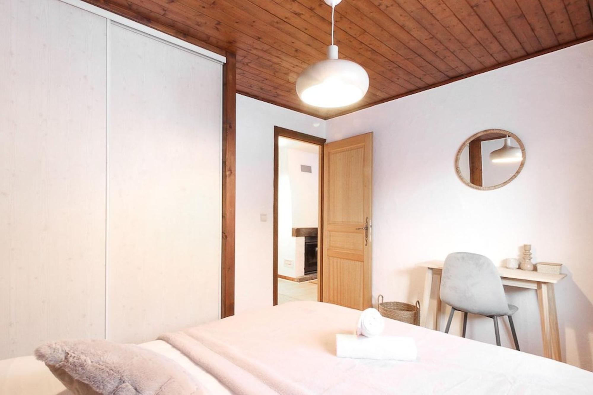 Ferienwohnung Violette De Cham - Jardin Prive - Vue Mont Blanc Chamonix Exterior foto